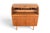 Mid 20th Century Mid 20th Century Attributed to Egon Östergaard Curved Top Secretary Desk in Teak For Sale - Image 5 of 12