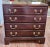 Late 20th Century Pair of Ethan Allen Chippendale Cherry Small Chest of Drawers / Nightstands For Sale - Image 5 of 11