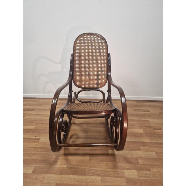 Antique Bentwood Rocking Chair, 1890s For Sale - Image 12 of 15