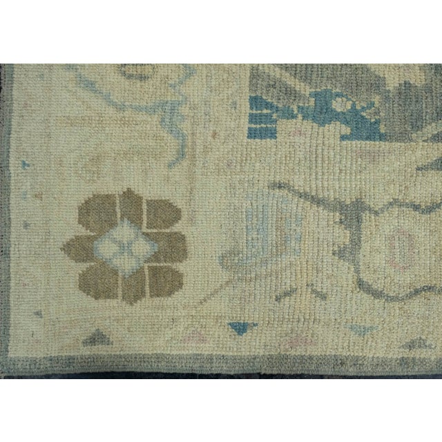 Turkish Oushak Rug 10' x 14'3" #18656 For Sale - Image 4 of 8