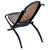 Late 19th Century Late 19th Century Vienna Secession Bent Oak & Cane Folding Chair No. 01 in Dark Stain Attributed to Thonet For Sale - Image 5 of 7