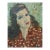 Mid 20th Century Impressionist Portrait of Woman in Red Dress Painting For Sale
