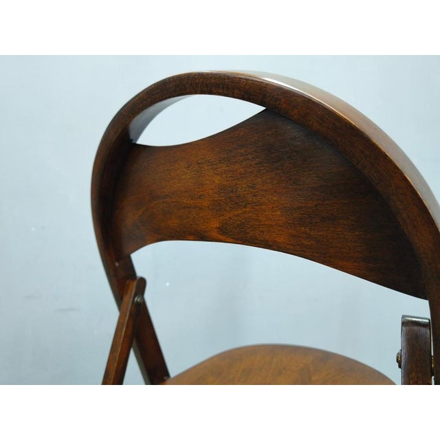 Bauhaus B751 Folding Chairs from Ligna, Czechoslovakia, 1930s, Set of 2 For Sale - Image 10 of 16