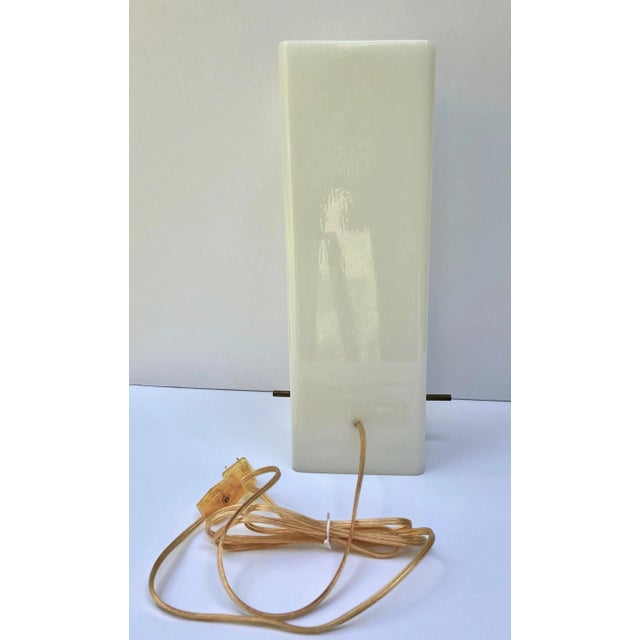 Mid-Century Modern 1960s Paul Mayen for Habitat Glass Column Lamp For Sale - Image 3 of 10