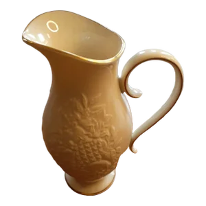 Vintage Lenox Ivory Fine Porcelain Usa Fruit of Life Pitcher