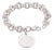 Tiffany & Co. Return to Tiffany Sterling Silver Round Tag Link Bracelet Polished For Sale