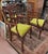 American Pair Fine Vintage 1940s Chippendale Arm Chairs in Velvet For Sale - Image 3 of 9