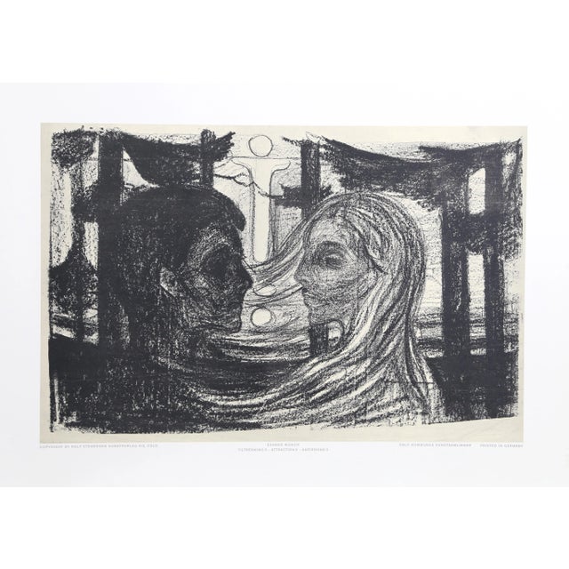 1960s Edvard Munch, Attraction Ii, Poster For Sale - Image 5 of 5