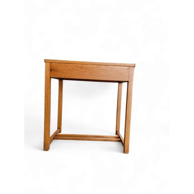 Oak Side Table, 1970s For Sale - Image 6 of 15