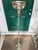 Silver 1930s Art Deco Pierced Silverplated 60" Torchiere Floor Lamp W/Claw Feet For Sale - Image 8 of 18