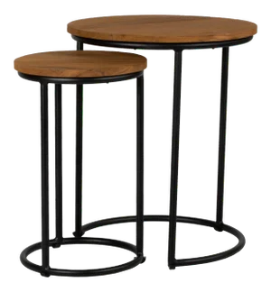 Sunset Nesting Tables - Brown