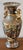 Japanese Vintage Royal Satsuma Hand-Painted Porcelain Urn Vase With Moriage & Gilt Handles For Sale - Image 3 of 17
