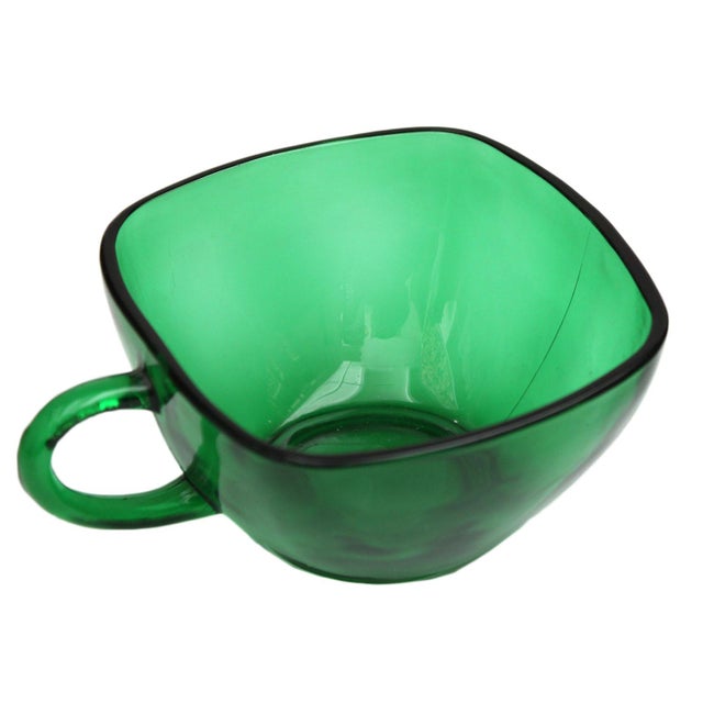 Emerald Green Tea Cups Set of 4 Chairish