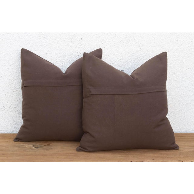 Radiating Floral Suzani Pillow Covers, Pair For Sale In Los Angeles - Image 6 of 7