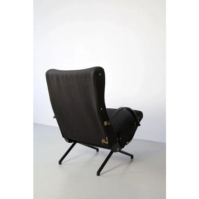Metal Model P40 Lounge Chair by Osvaldo Borsani for Tecno, 1954 For Sale - Image 7 of 14