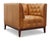 Wood Modern Tufted Leather Chair For Sale - Image 7 of 7