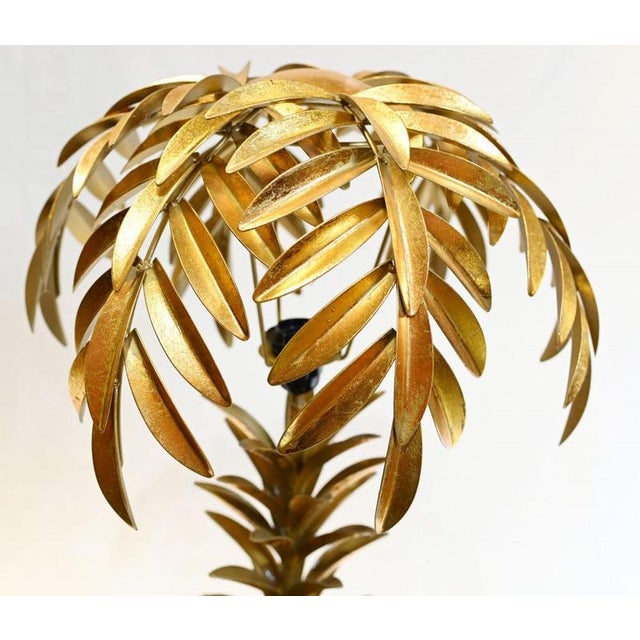 Hollywood Regency Hollywood Regency Palm Table Lamps, Set of 2 For Sale - Image 3 of 4
