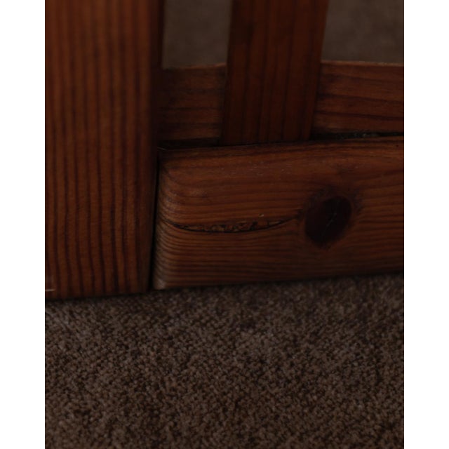 Vintage Wooden Room Divider or Folding Screen in Lattice Weave, 1970s For Sale - Image 12 of 17