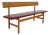 Vintage Bench in Cognac Oak and Leather by Børge Mogensen, 1960s For Sale