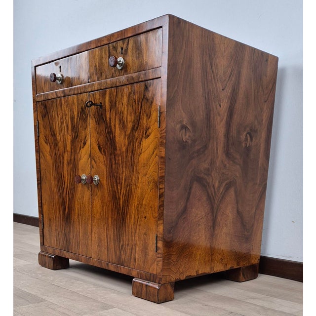1920s Art Deco Austrian Record Cabinet, 1928 For Sale - Image 5 of 18