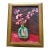 Still Life of Pink Orchids in a Blue Vase, Oil Painting For Sale