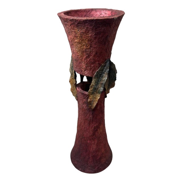 Vintage Sculptural Vase, 1970s For Sale