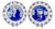 Vintage Cobalt Blue W 1764 Collection Plates from Wallendorf, GDR, 1964, Set of 2 For Sale
