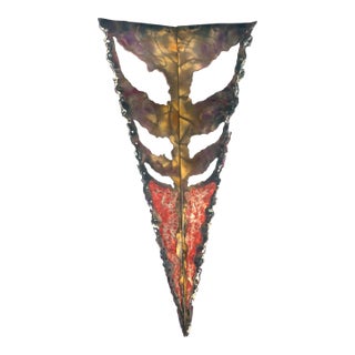 Abstract Hanging Sculpture - Triangles With Organic Edges by Mickey "Kano" Kane For Sale