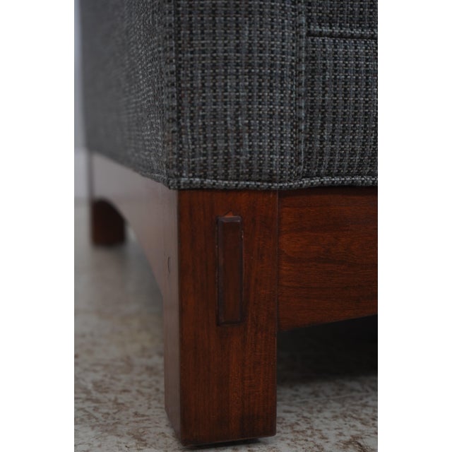 Stickley Arts & Crafts Cherry Upholstered Sofa For Sale - Image 9 of 18