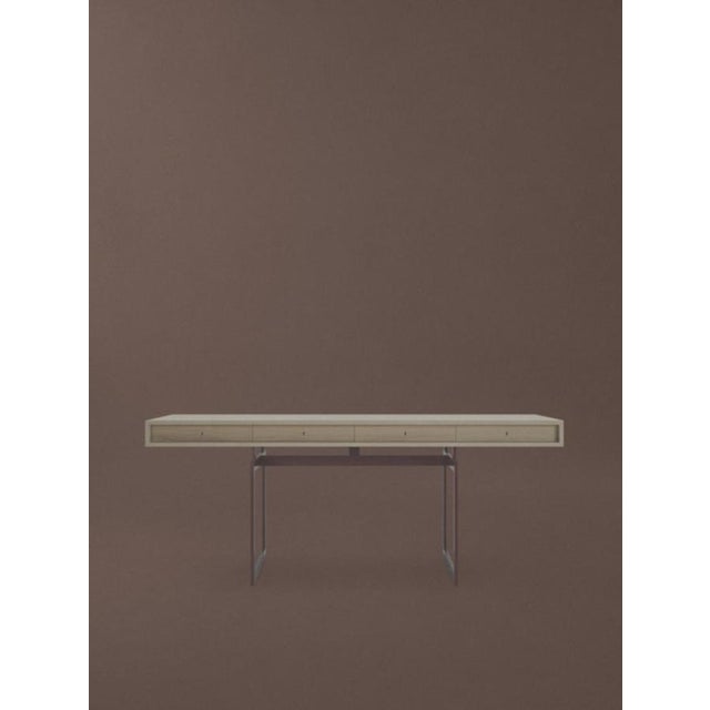 Not Yet Made - Made To Order Stainless Steel and Natural Oak Office Desk by Bodil Kjaer for Karakter For Sale - Image 5 of 16