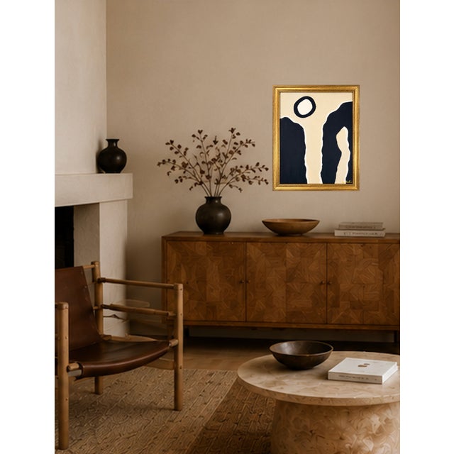 Title: Desert Eclipse.Modern Painting, Framed by Bryan Boomershine For Sale - Image 4 of 10