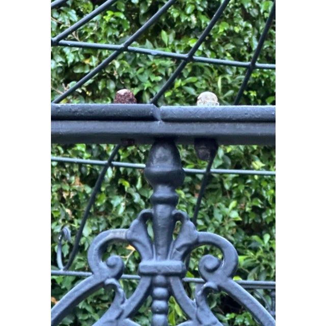 Mid 20th Century Vintage Regency Wrought Iron Gazebo For Sale - Image 5 of 6