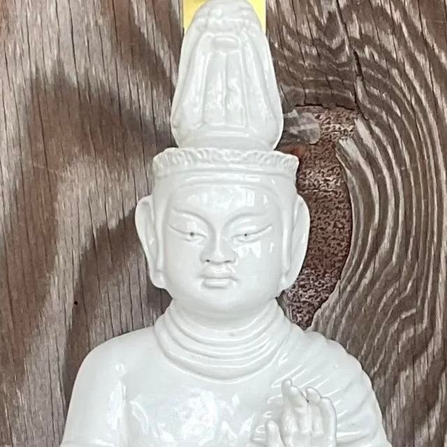 Vintage Asian Glazed Ceramic Table Lamp For Sale - Image 12 of 13