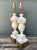 Vintage Carved Alabaster Leaves Lamps - A Pair For Sale In West Palm - Image 6 of 12