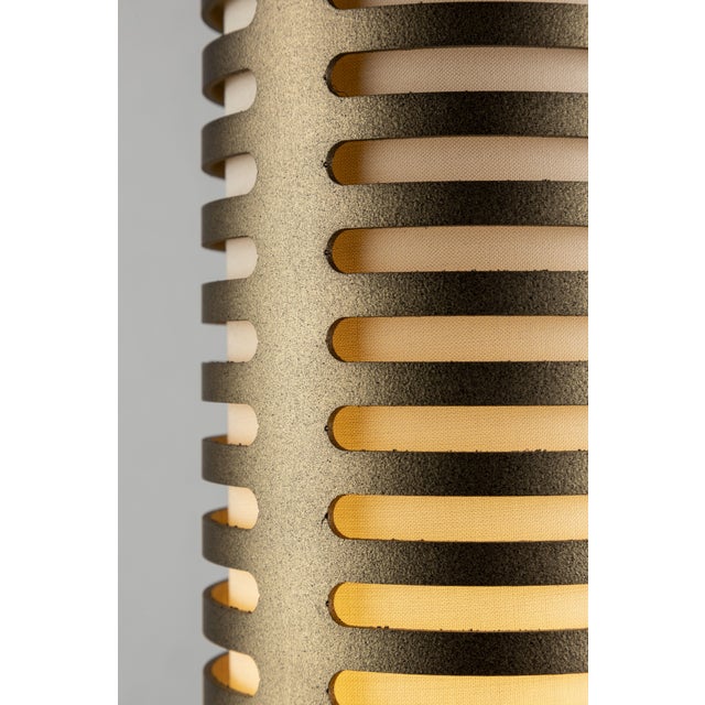Italian Pollux Pendant Light in Burnished Metal For Sale - Image 4 of 6
