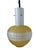 Glass Vintage Yellow Glass Pendant Lamp, 1960s For Sale - Image 7 of 7