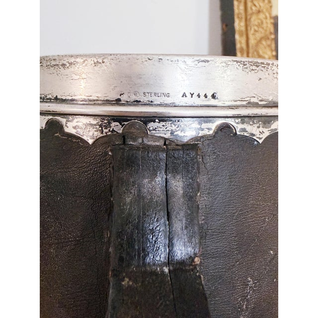 1908 Sterling Silver, Leather, and Copper Horse Show Trophy Cup For Sale In New York - Image 6 of 11
