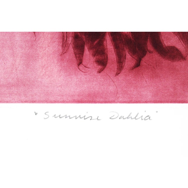 1990s Gatja Helgart Rothe, Sunrise Dahlia, Circa 1990 For Sale - Image 5 of 9
