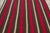 Rug & Kilim Vintage Chaput Kilim Wool Rug With Red Stripes by Rug & Kilim, 1950-1959 For Sale - Image 4 of 9