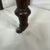 Wood Antique Victorian-Style Parlor Chair Featuring Rich Red Velvet Tufted Upholstery For Sale - Image 7 of 13