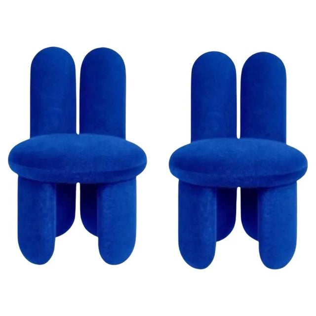 Metal Set of Glazy Chairs by Royal Stranger For Sale - Image 7 of 7