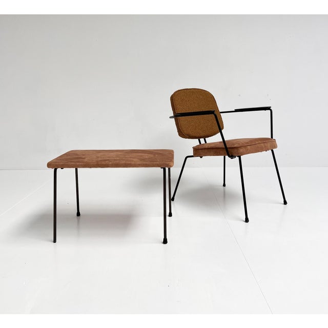 Iconic Dutch design, this set by Rudolf Wolf van Elsrijk from the 1950s. The small table/footstool is particularly special...