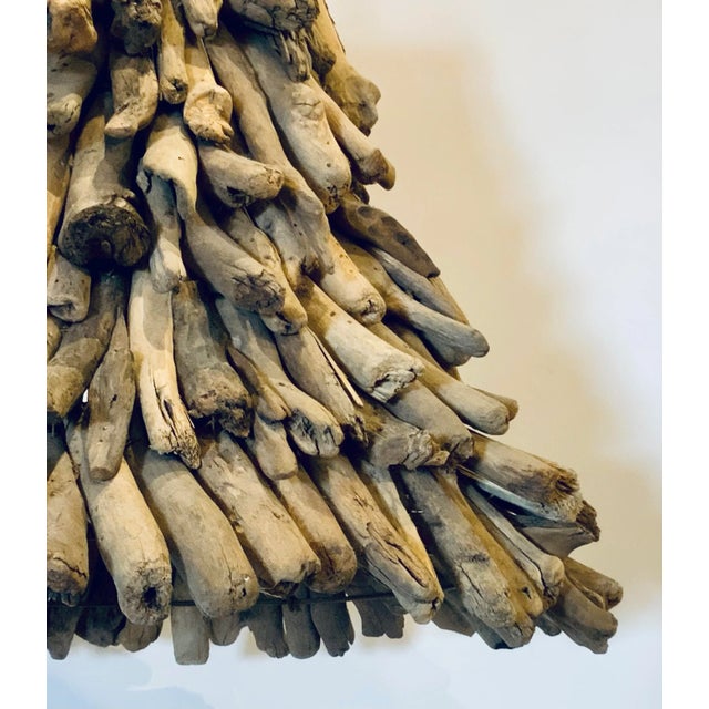Contemporary Currey & Co. Organic Modern Driftwood Chandelier For Sale - Image 3 of 5