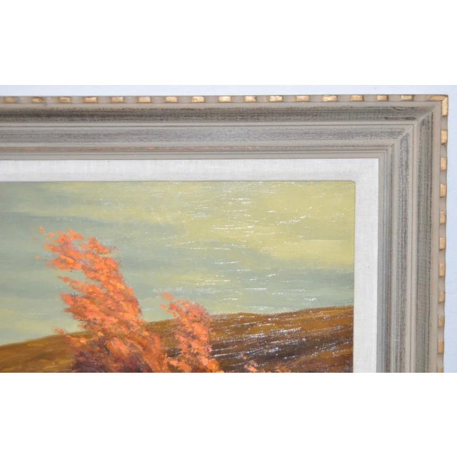 Robert Knudson "Golden Afternoon" Original Oil on Canvas c.1970s For Sale - Image 5 of 10