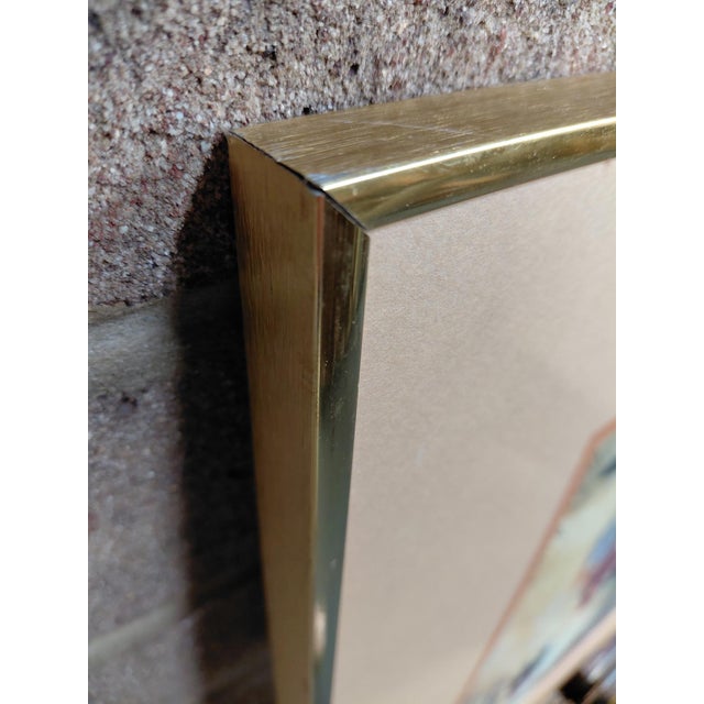 Metal Framed Lithograph of Barbara A. Wood's "The Story" (65/875) For Sale - Image 7 of 10