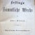 Mid 19th Century Mid 19th Century Sammtliche Werke by Gotthold Ephraim Lessing German Books - Set of 2 For Sale - Image 5 of 7