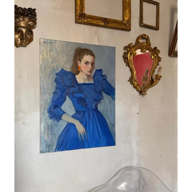 Early 21st Century Portrait, 2000s, Original Oil Painting For Sale - Image 5 of 7