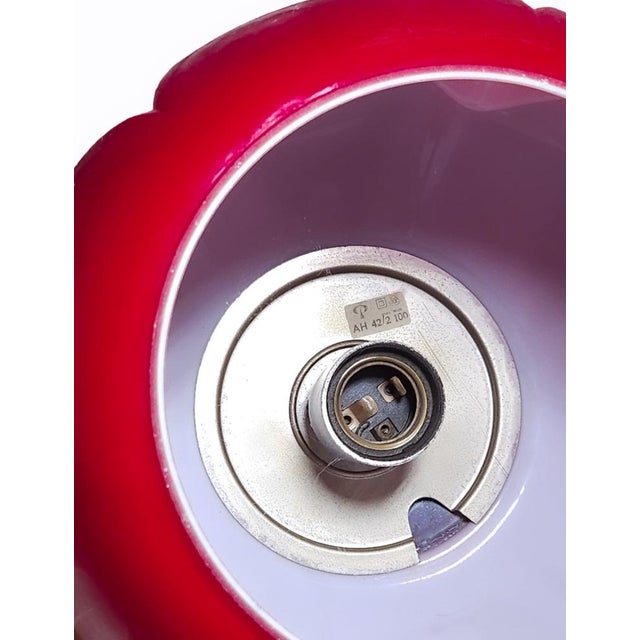 1970s Mid-Century German Glass Pendant Lamp from Peil & Putzler, 1970s For Sale - Image 5 of 8