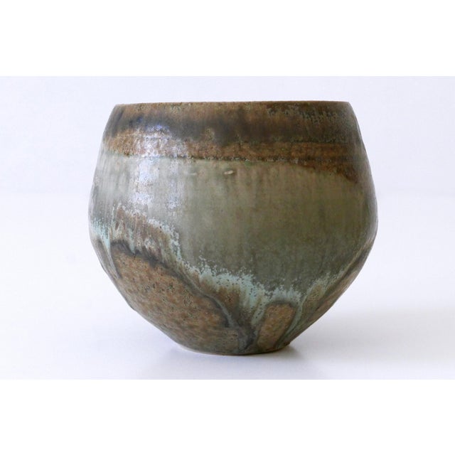 Vintage Studio Pottery Ceramic Vase by Ilse Ludwig-Korbel, 1980s For Sale - Image 9 of 15