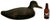 Unusually Large Size Antique American Carved Wood Hand Painted Duck Hunters Decoy From Downeast Coastal Maine - 22 Inches Long For Sale - Image 18 of 18